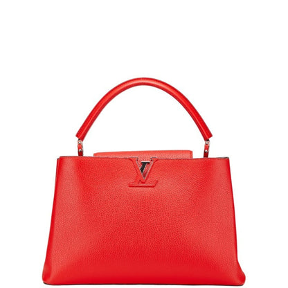 Louis Vuitton Capucines Mm Handbag M94631 Coquelicot Red Leather