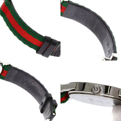 Gucci 5200L.1 Sherry Line Watch In Stainless Steel/Canvas