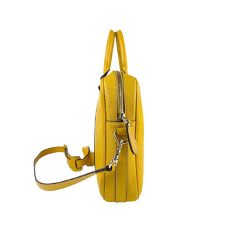 Gucci Handbag Shoulder Bag Diamante Leather Yellow
