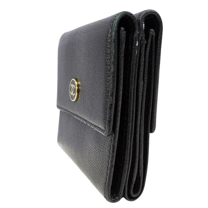 Chanel Women'S Bifold Wallet With Coco Button