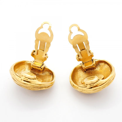 Chanel Coco Mark Circle Earrings