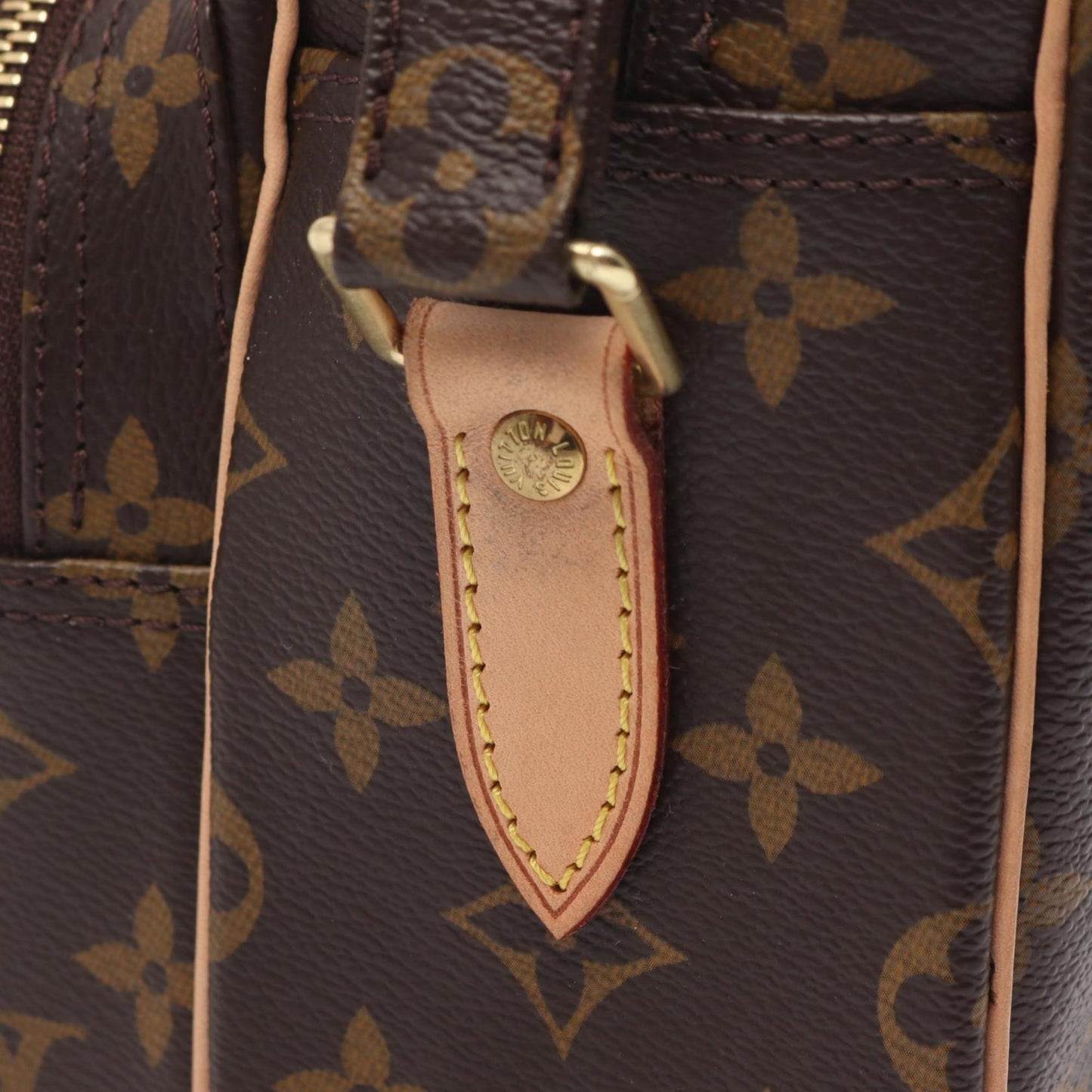Louis Vuitton Nile Monogram Shoulder Bag Coated Canvas Leather