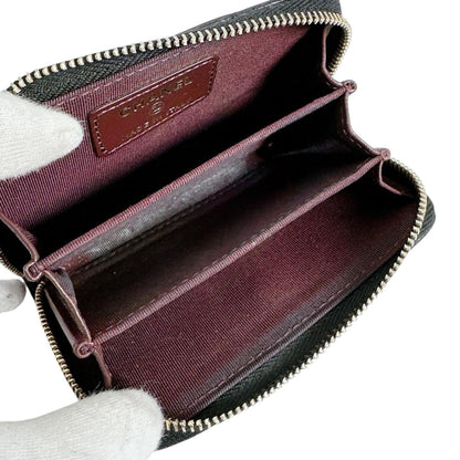 Chanel Wallet/Coin Case Matelasse Matte Caviar Leather Ap0216 Black