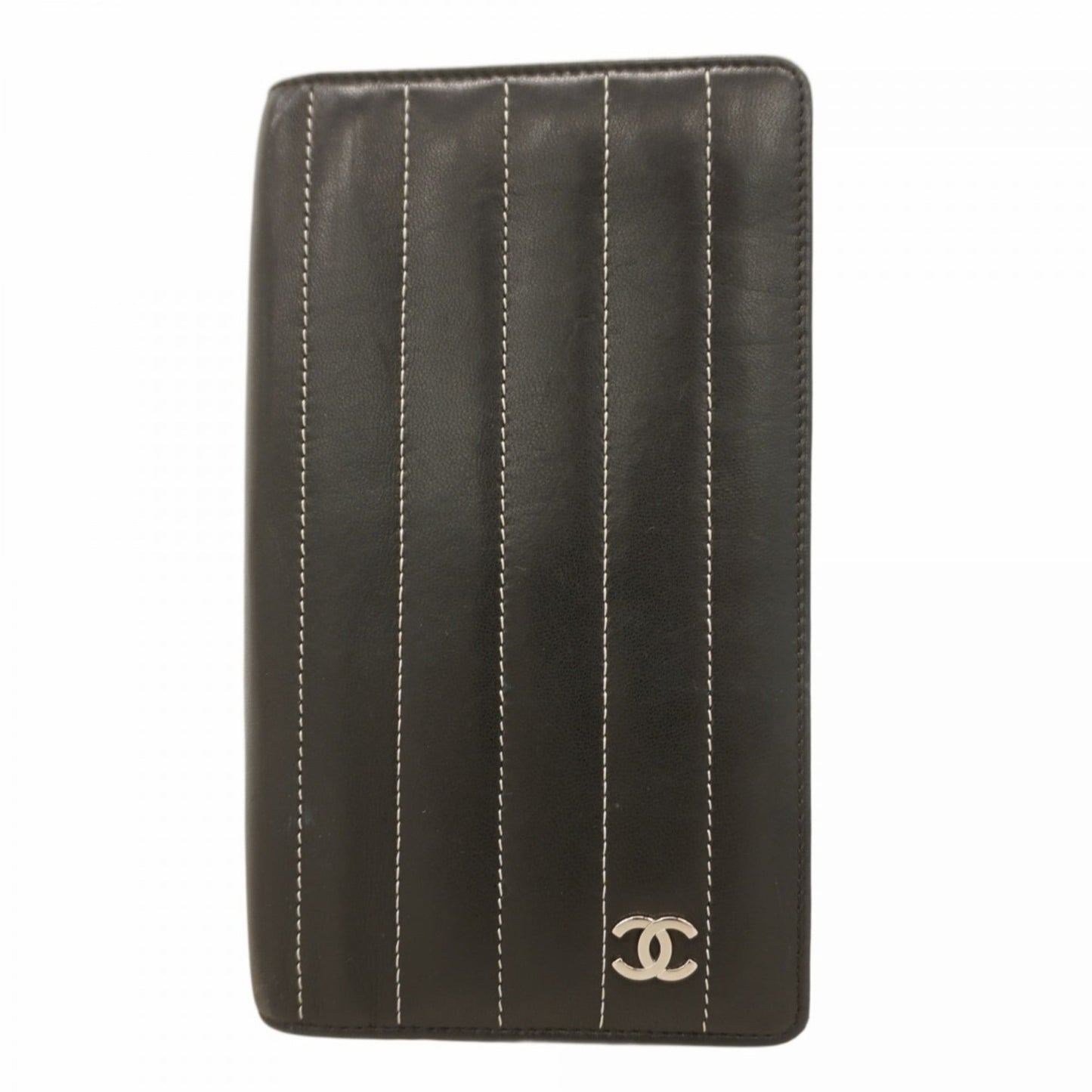 Leather Chanel Long Wallet (Bi-Fold)