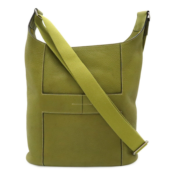 Hermes Hermes Good News Gm Shoulder Bag Taurillon Clemence Anise Green ?L Engraved