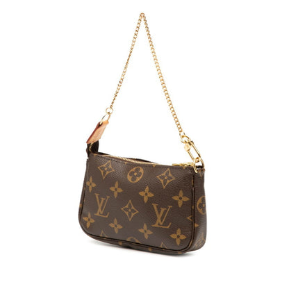 Louis Vuitton Monogram Accessoires Pouch Mini Handbag M58009 Brown Leather