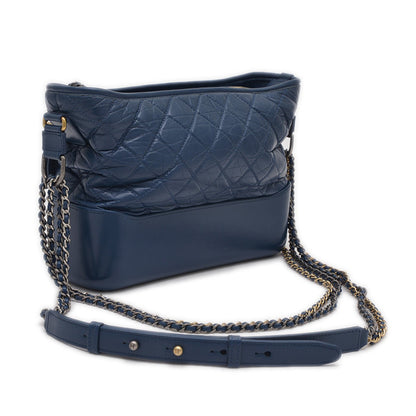 Chanel Gabriel De Hobo Shoulder Bag Leather Blue A93824 Bp