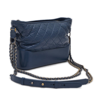 Chanel Gabriel De Hobo Shoulder Bag Leather Blue A93824 Bp
