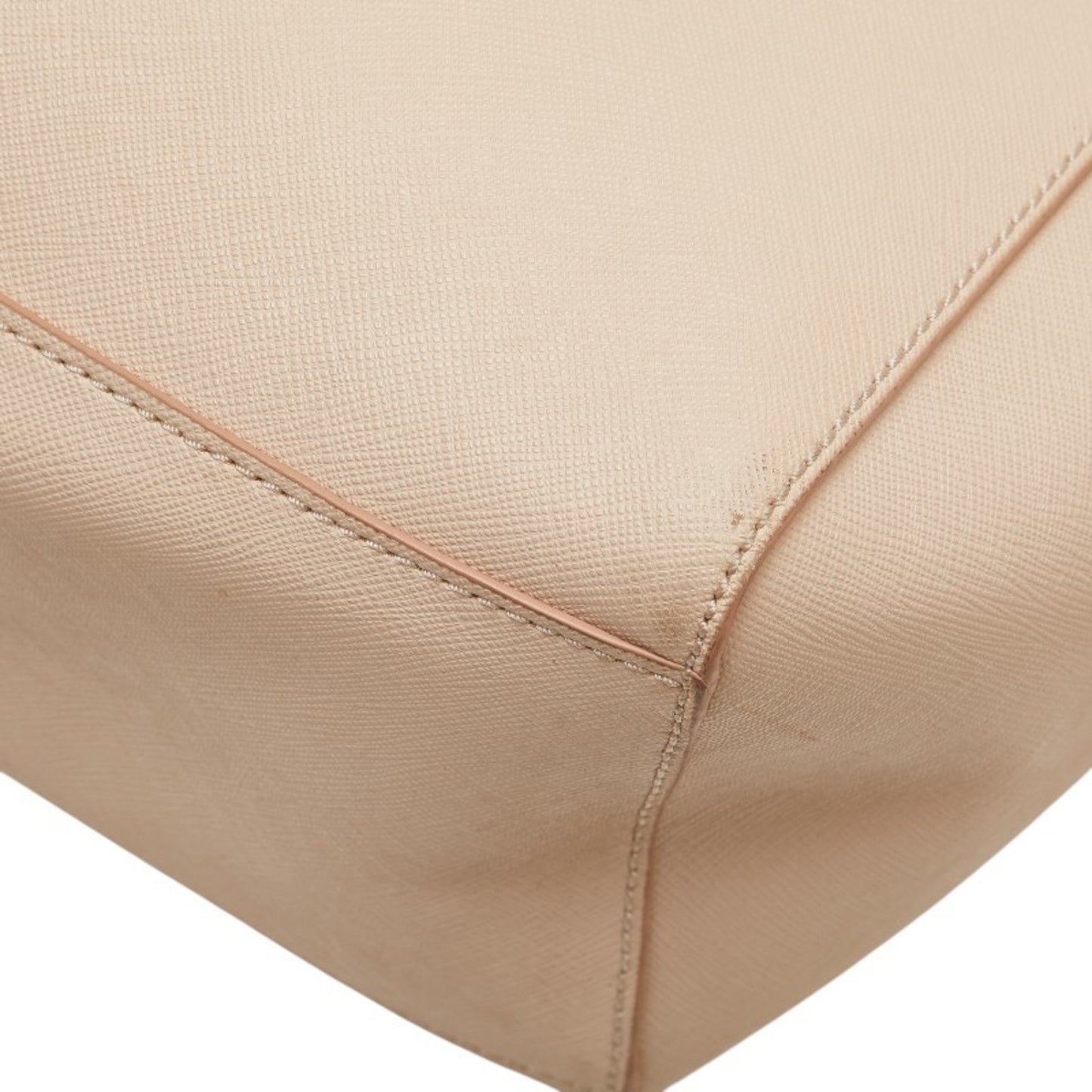 Tory Burch Tote Bag Shoulder Pink Beige Leather