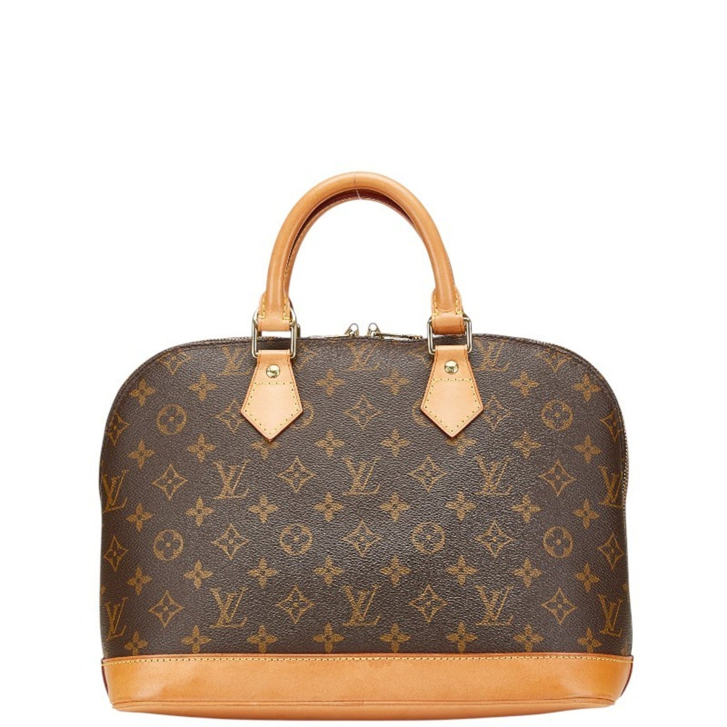 Louis Vuitton Monogram Alma Handbag M51130 Brown Leather
