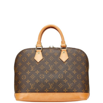 Louis Vuitton Monogram Alma Handbag M51130 Brown Leather