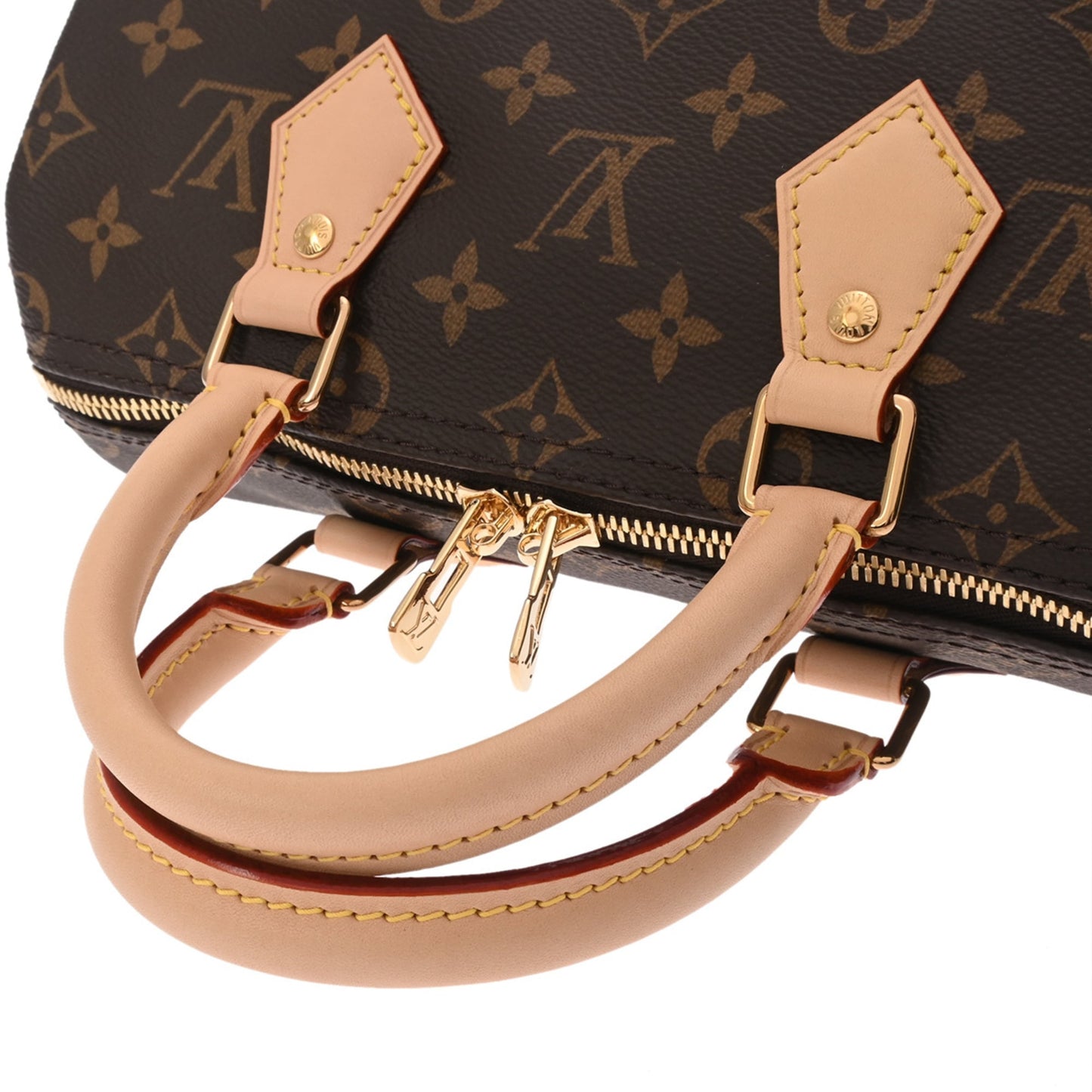 Louis Vuitton Monogram Speedy Bandouliere 25 Brown M46977