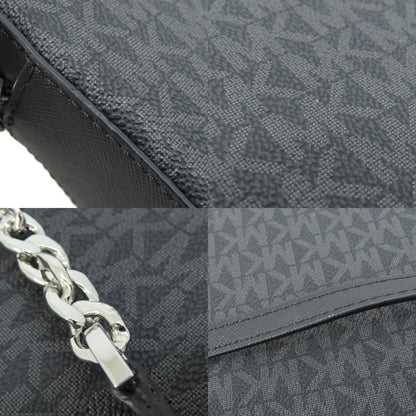Michael Kors Mk Signature Shoulder Bag Coated Canvas