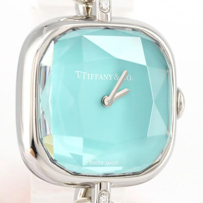 Tiffany Hardware Lug D Bracelet Large Size 73331277 Stainless Steel Quartz Watch