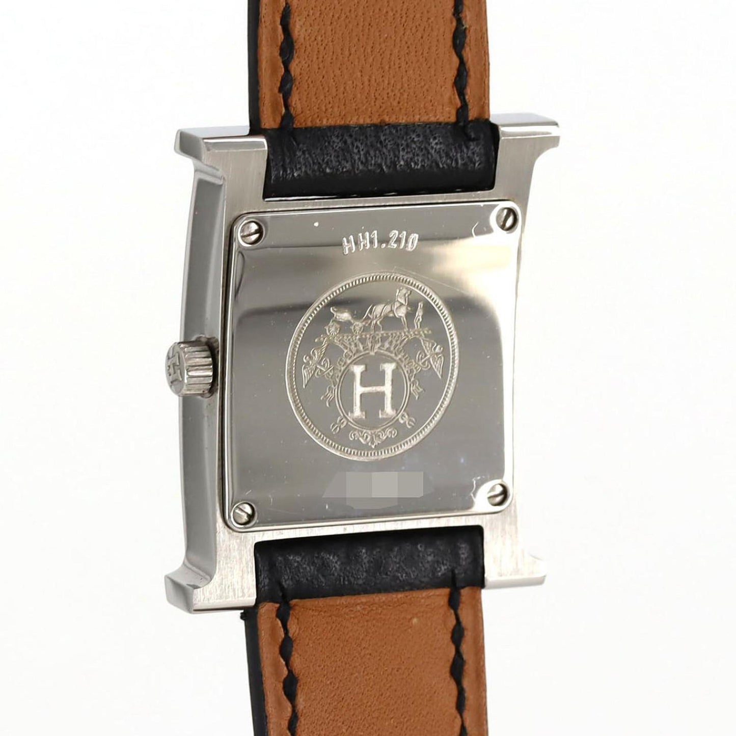 Herms H Watch Hh1.210 Ss Quartz Wristwatch