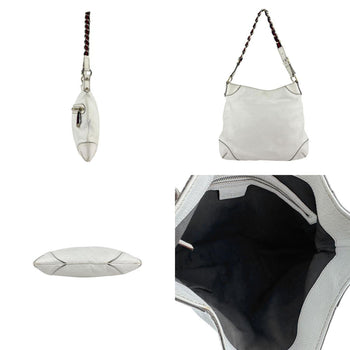 Gucci Shoulder Bag Leather White