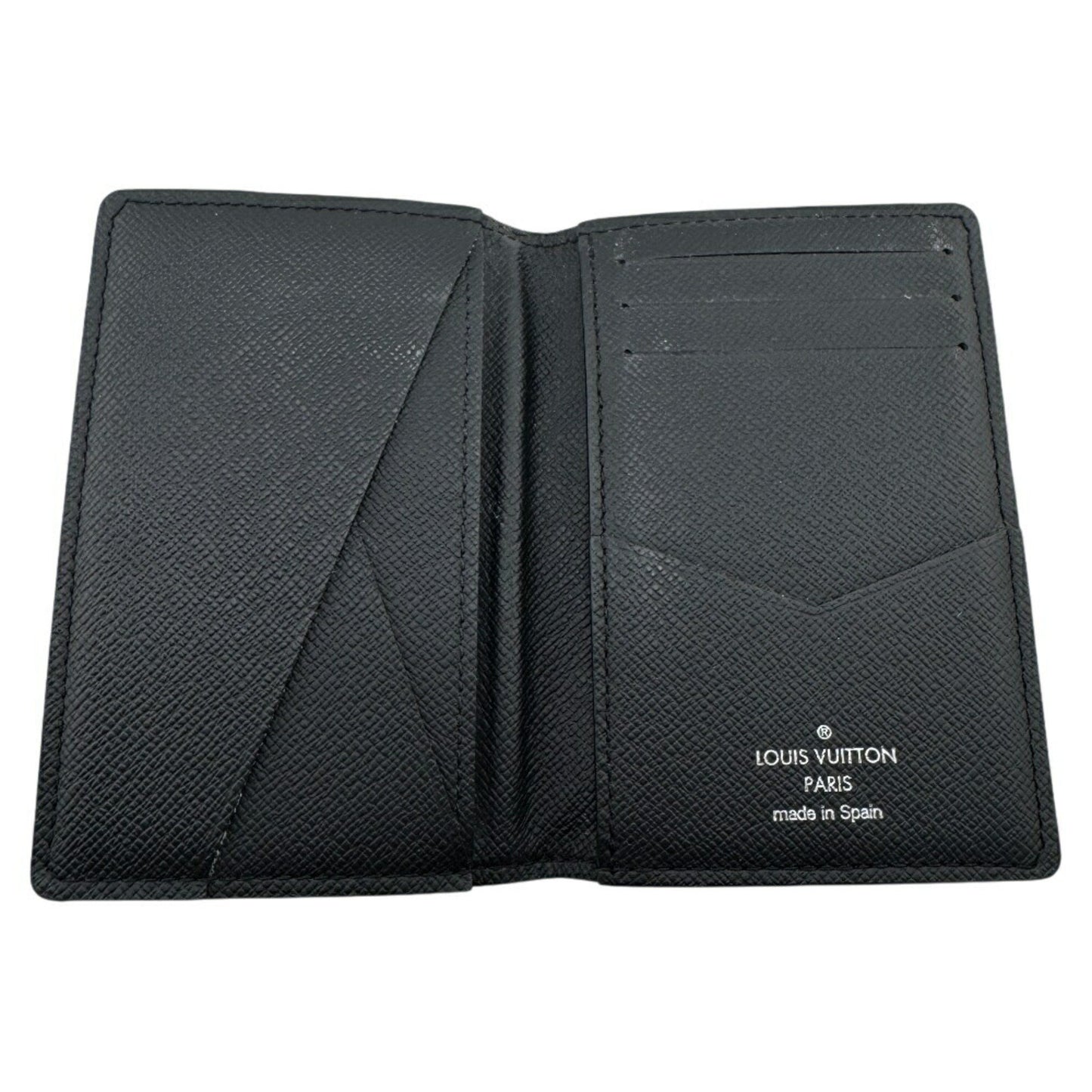 Louis Vuitton M61696 Organizer De Poche Monogram Card Case Wallet Black