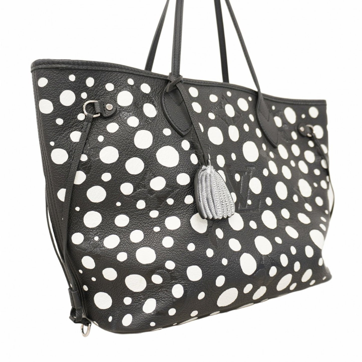 Louis Vuitton Tote Bag Monogram Empreinte Yayoi Kusama Neverfull Mm M46390 Noir Blanc