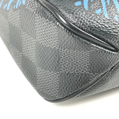 Louis Vuitton N41714 Damier Graphite District Pm Christopher Nemeth Rope Motif Messenger Bag Flap