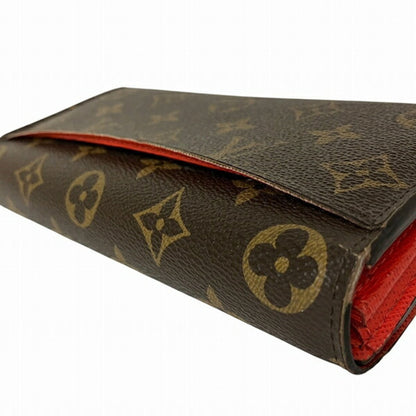 Louis Vuitton Monogram Portefeuille Sarah Animal Print M63424 Long Bifold Wallet