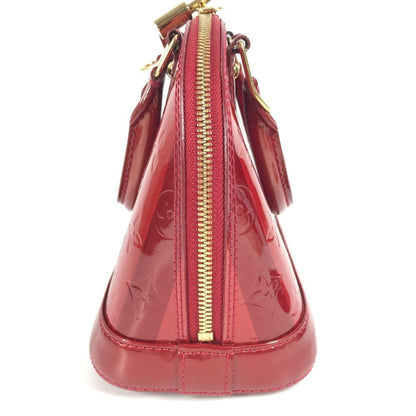 Louis Vuitton M91593 Vernis Rayeur Stripe Alma Bb 2-Way Shoulder Bag/Handbag In Patent Leather