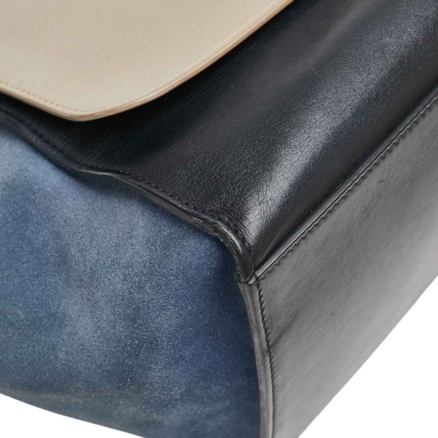 Celine Trapeze Medium Tricolor Handbag/Shoulder Bag