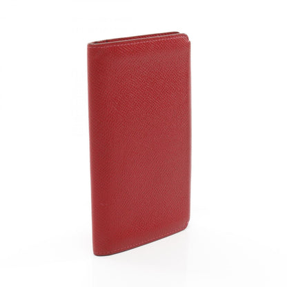 Hermes Herms Etui Smart Classic Rouge Piment Bifold Wallet