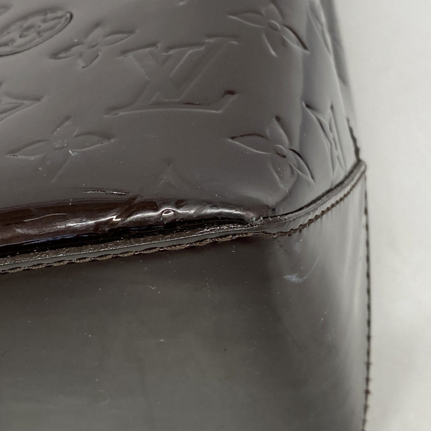 Louis Vuitton Vernis Wilshire Mm Tote Bag M91645 Amaranth