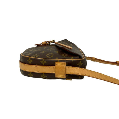 Louis Vuitton Vintage Jeune Fille Mm Monogram Leather Shoulder Bag/Pochette Brown 193-4