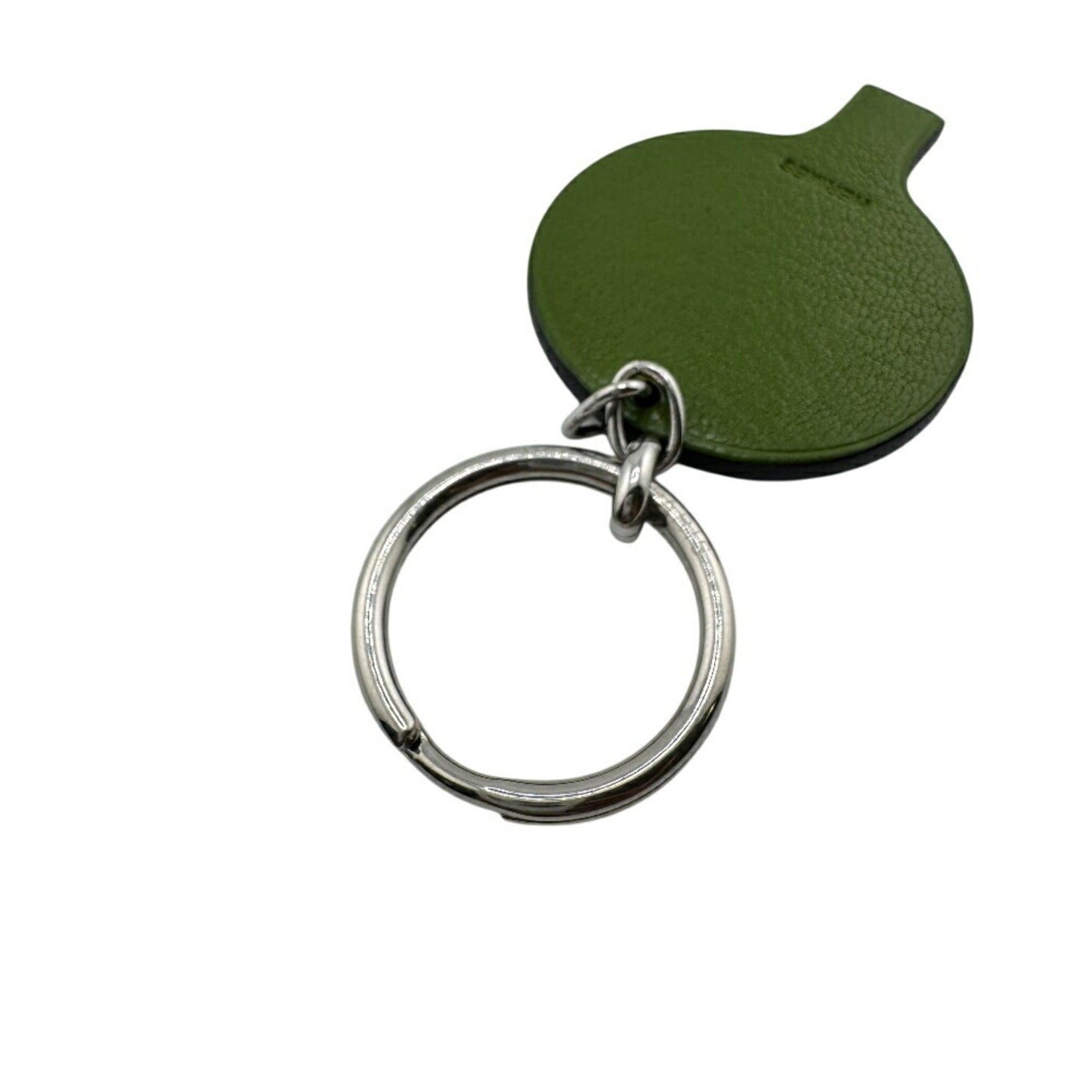 Hermes Balloon Motif Bag Charm Key Ring Holder Wallet Green
