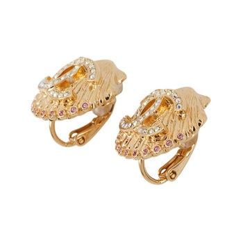 Chanel Coco Mark Seashell Strass Earrings G23C Rhinestone