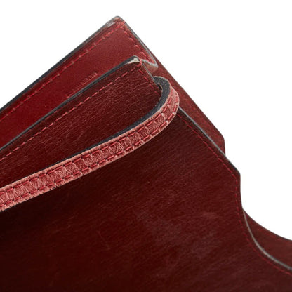 Hermes Onimetou Shoulder Bag Bordeaux Red Box Calf