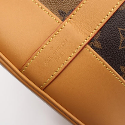 Louis Vuitton X Nigo Randonne Shoulder Bag Coated Canvas Leather Monogram Stripe