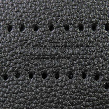 Salvatore Ferragamo 21 G714 Marta Nero Perforated Gancini Design Calf Leather Tote Bag With Dust Bag