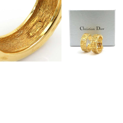 Christian Dior Earrings Metal Gold