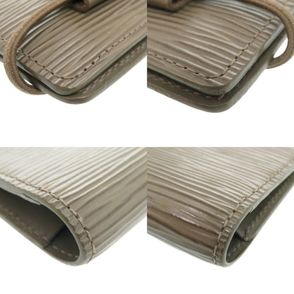 LOUIS VUITTON - Louis Vuitton Agenda Horizontal Planner Cover - Epi Leather - Gray - MI0081 Stamp -