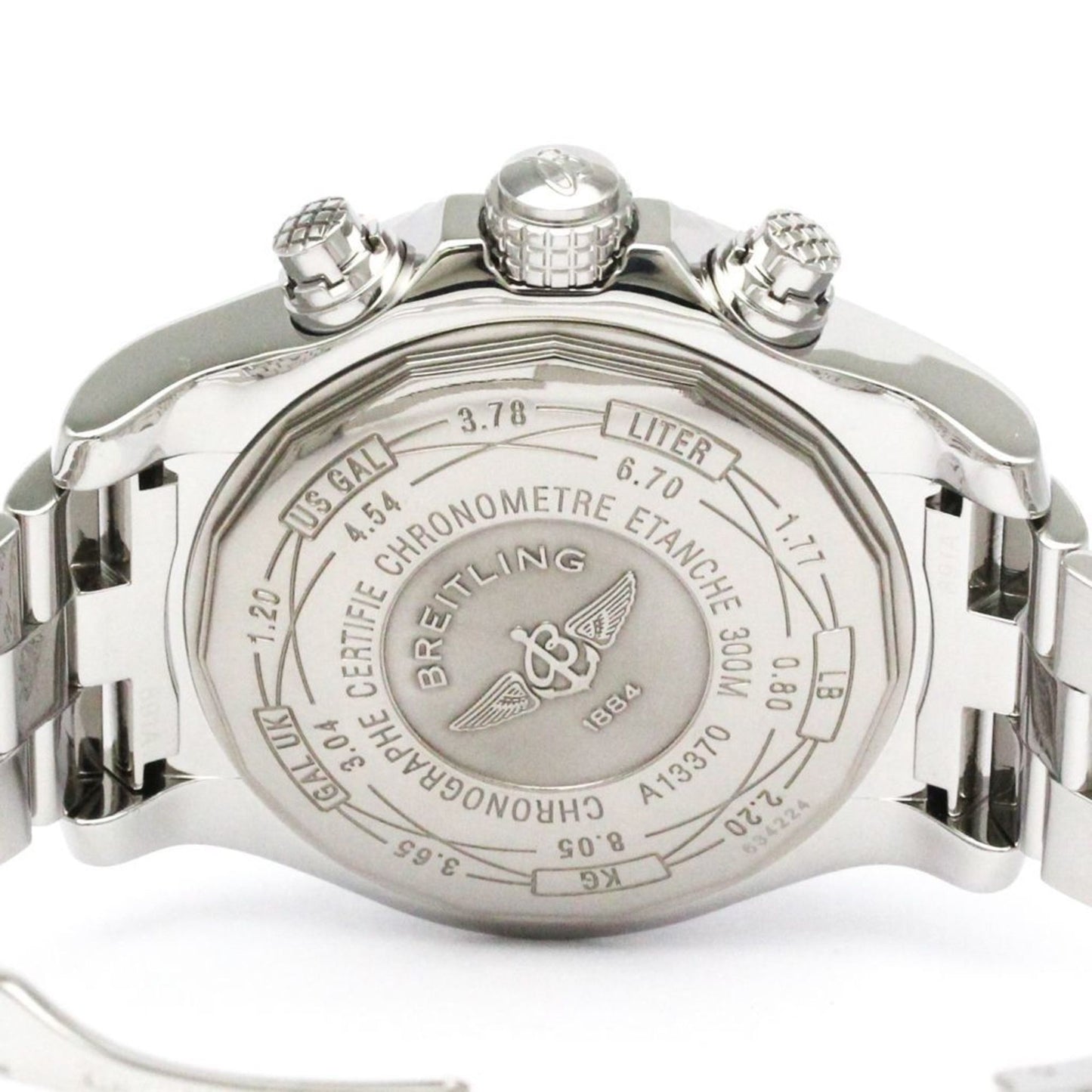Breitling Super Avenger Chronograph Automatic Watch A13370 Polished