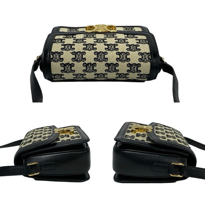 Celine Teen Triomphe Logo Metal Canvas