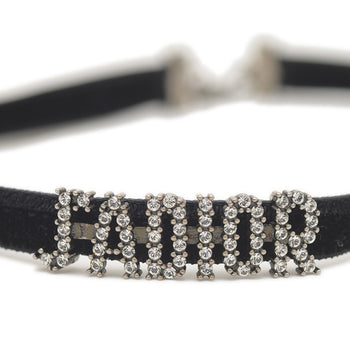 Christian Dior Dior Choker Logo J'Adore Rhinestone Bp