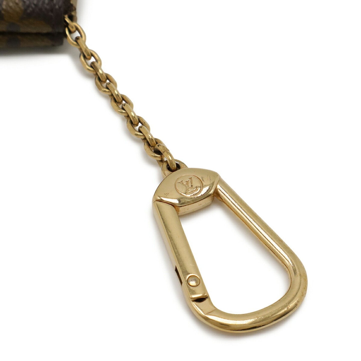 Louis Vuitton Monogram Pochette Cl Coin Case/Purse With Key Hook