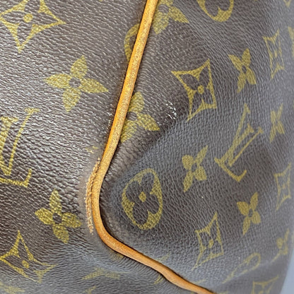 Louis Vuitton Monogram Keepall 45 Boston Bag M41428 Brown
