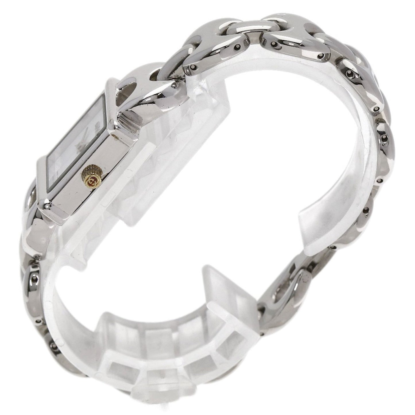 Gucci 1800L Square Face Watch Stainless Steel/Ss