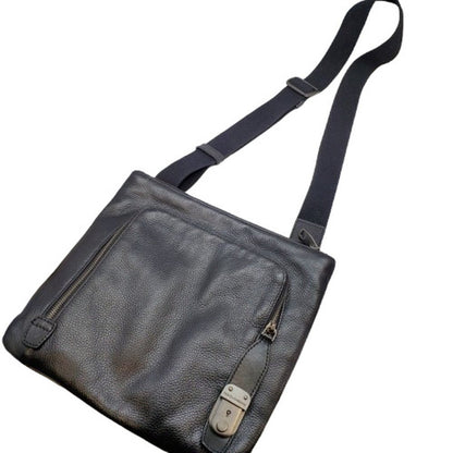 Dolce & Gabbana Men'S Black Leather Shoulder Bag