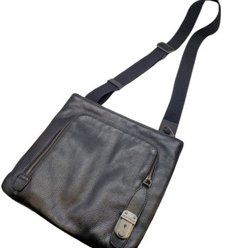 Dolce & Gabbana Men'S Black Leather Shoulder Bag