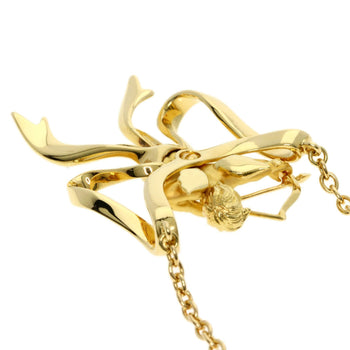 Carrera Y Carrera Carrera Y Angel Ribbon Motif Necklace In 18K Yellow Gold