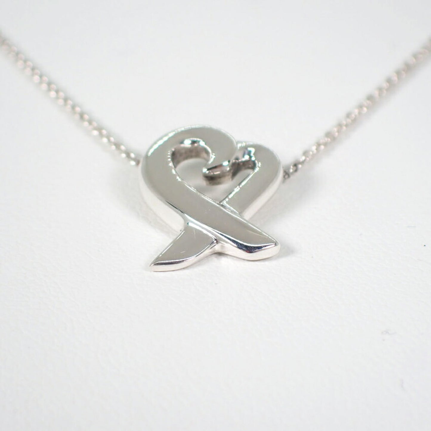 Tiffany 925 Loving Heart Pendant Necklace