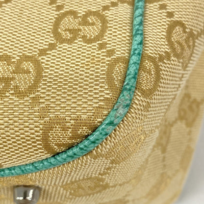 Gucci Tote Bag Gg Canvas 113017 Beige Green