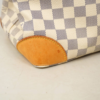 Louis Vuitton Damier Azur Hampstead Pm Tote Bag N51207 White