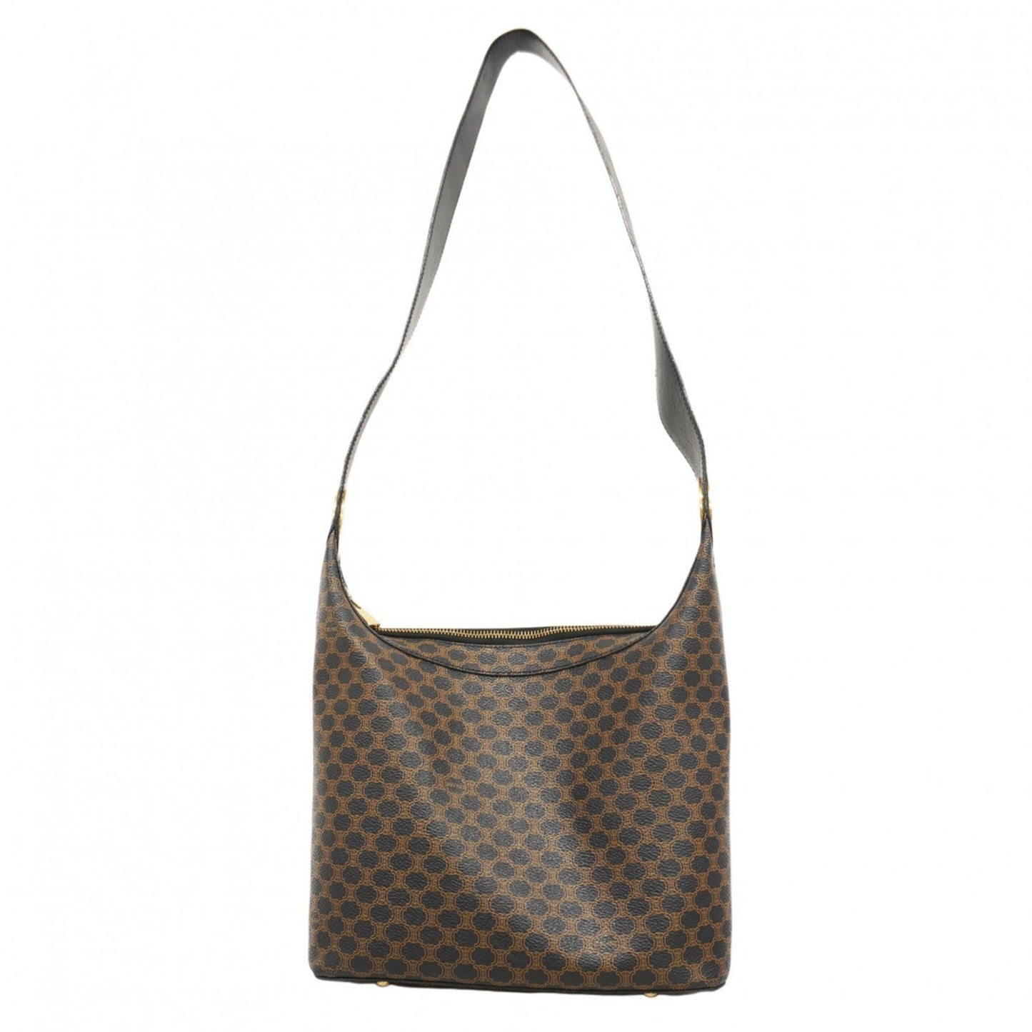 Celine Shoulder Bag Macadam Black