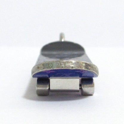 Louis Vuitton Louis Vuitton Bijoux Sac Skateboard Bag Charm Mp3269 Black/Silver Color